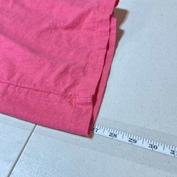 Xhilaration Womens Linen Blend Ruffle Sleeveless Wide Leg Jumpsuit Pink Sz Large - Picture 4 of 10